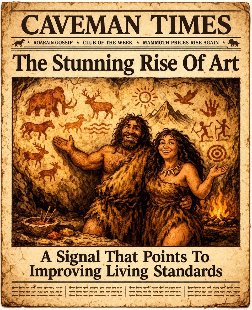 Caveman Times edition: Art Brings Sophistication Home