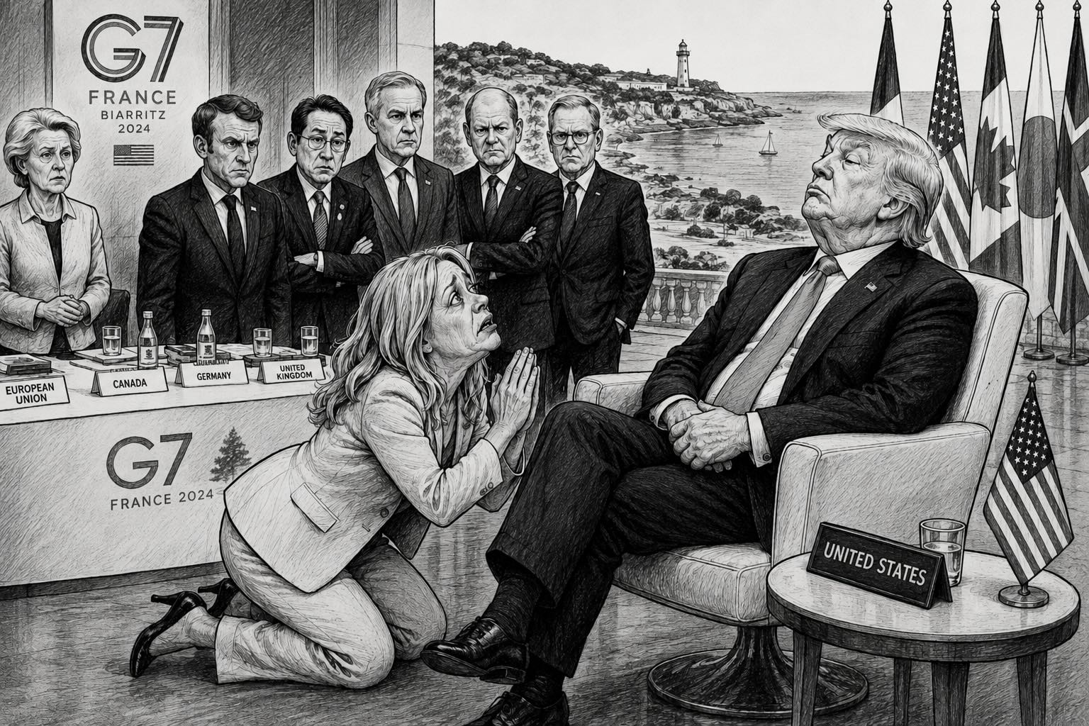 Oh please, powerful American King, one photo?