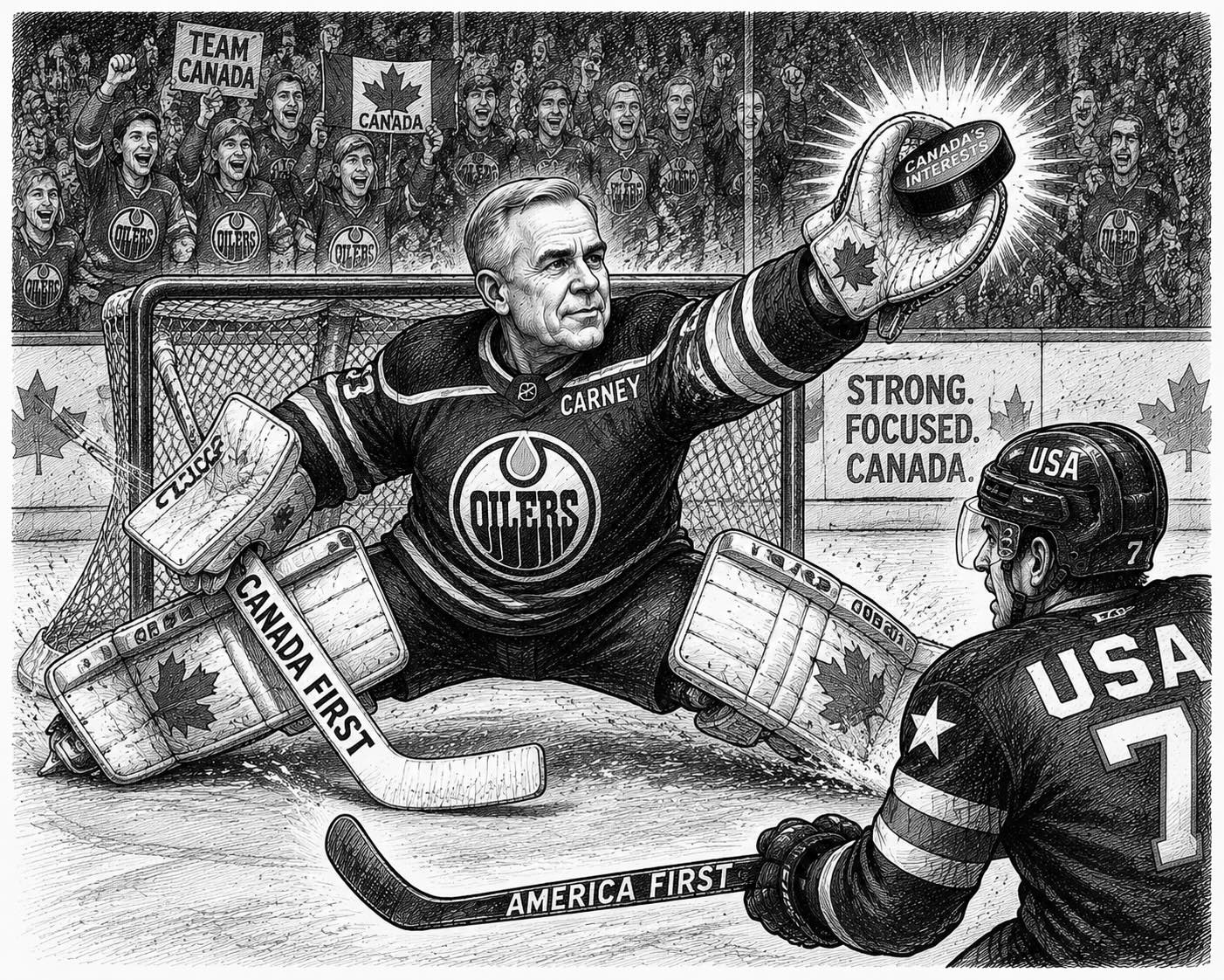 The George Clooney of goalies makes the big save!