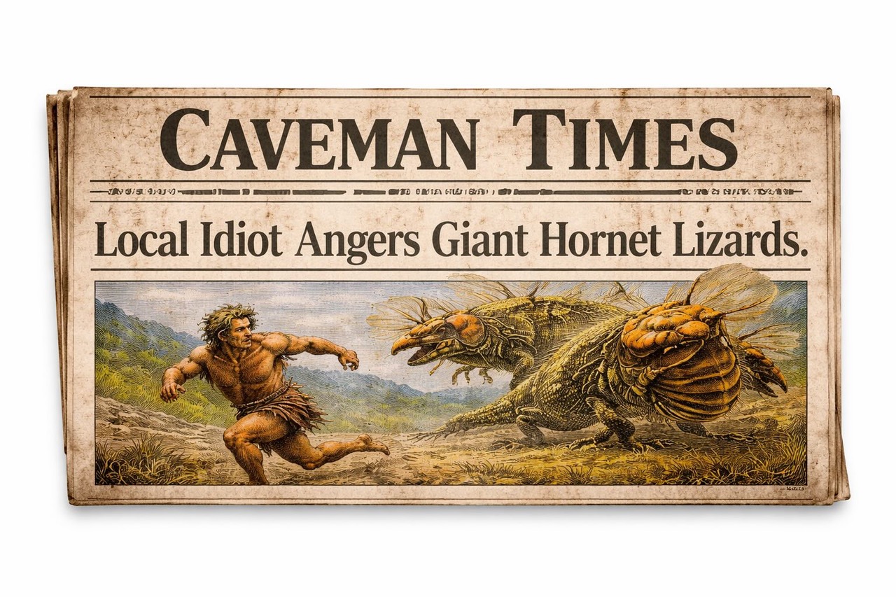 Caveman Times cover