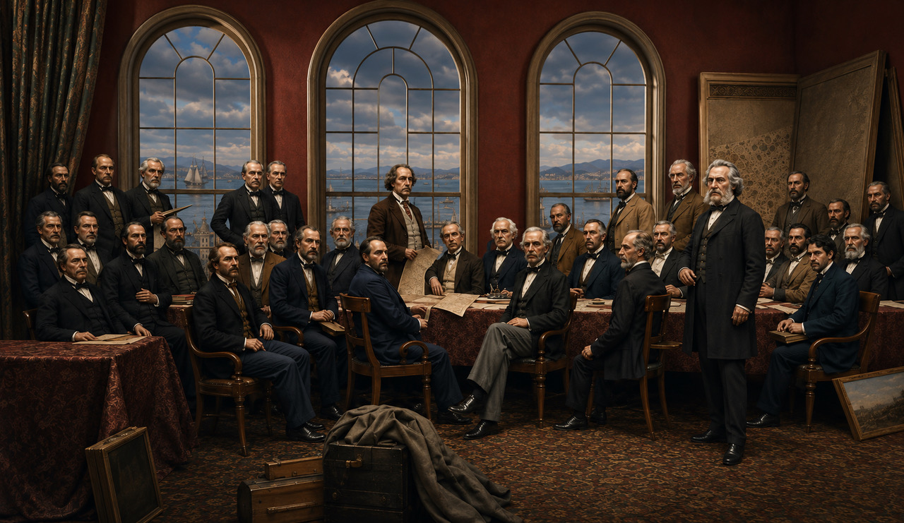 A slightly 3D enhanced version of the Fathers of Confederation