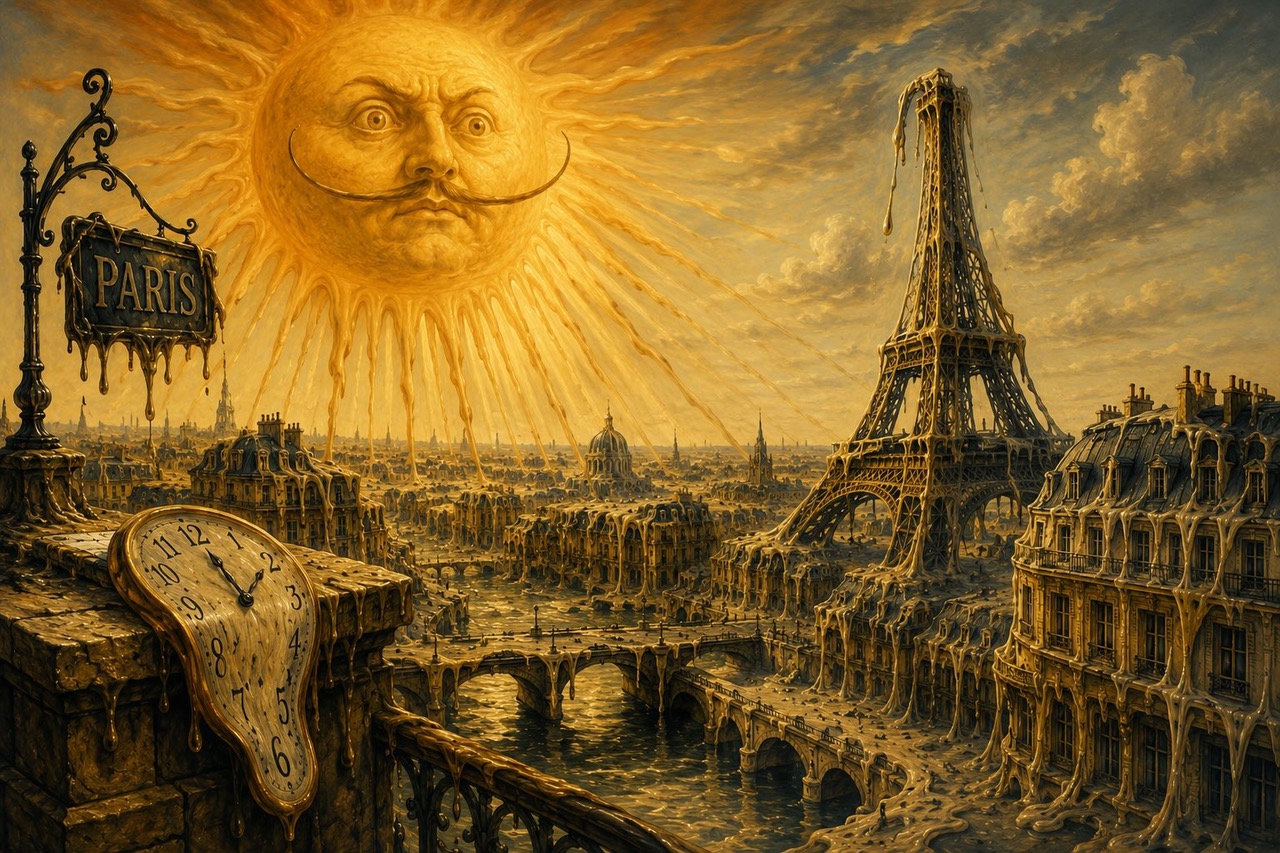 Climate change melts time.
