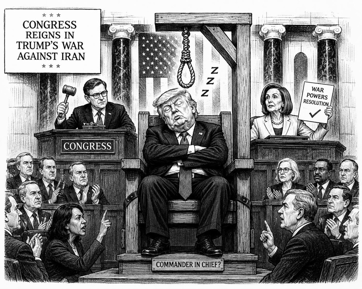 The noose tightens on President Snoozy.