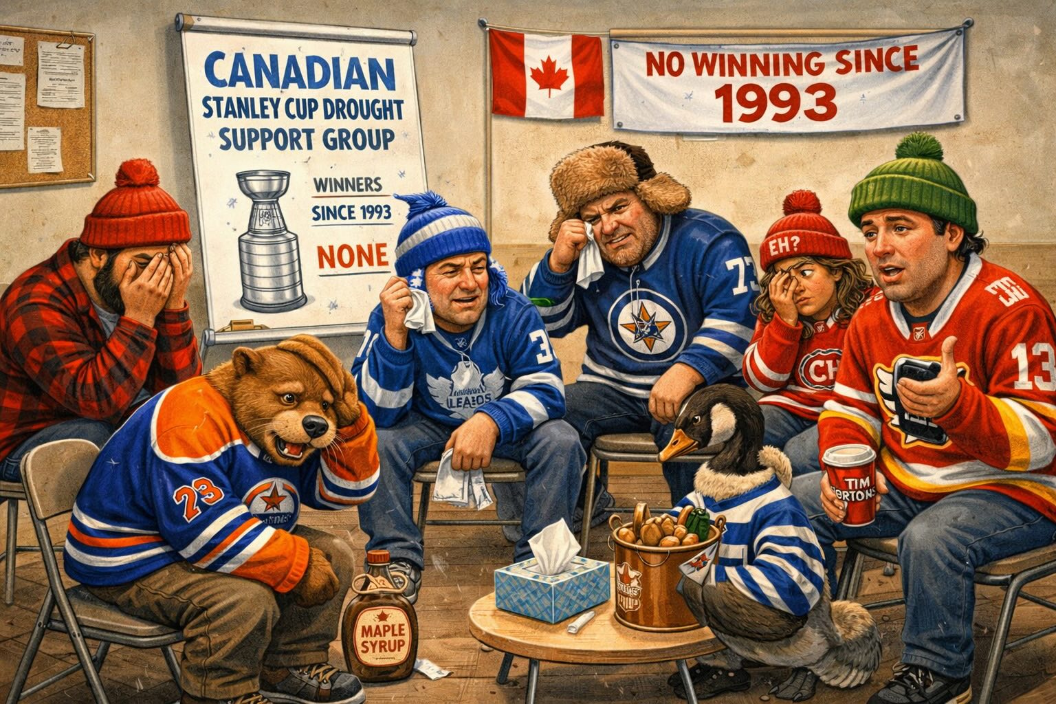 Hockey supporters