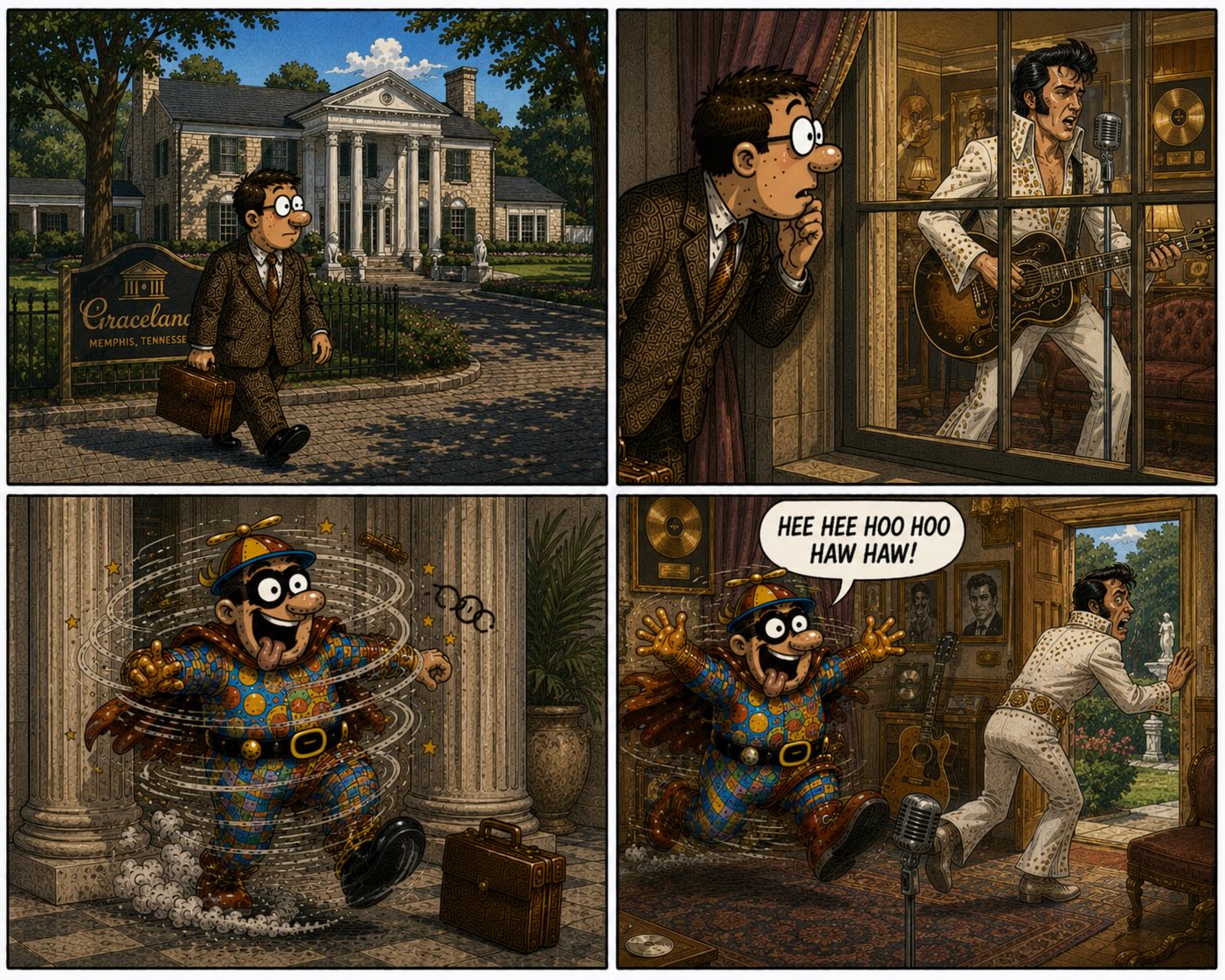 Elvis has left the building