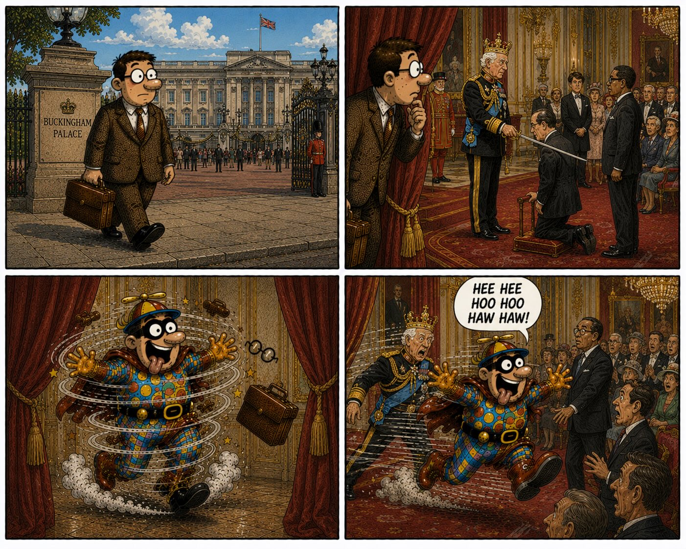 A silly hero fit for a king