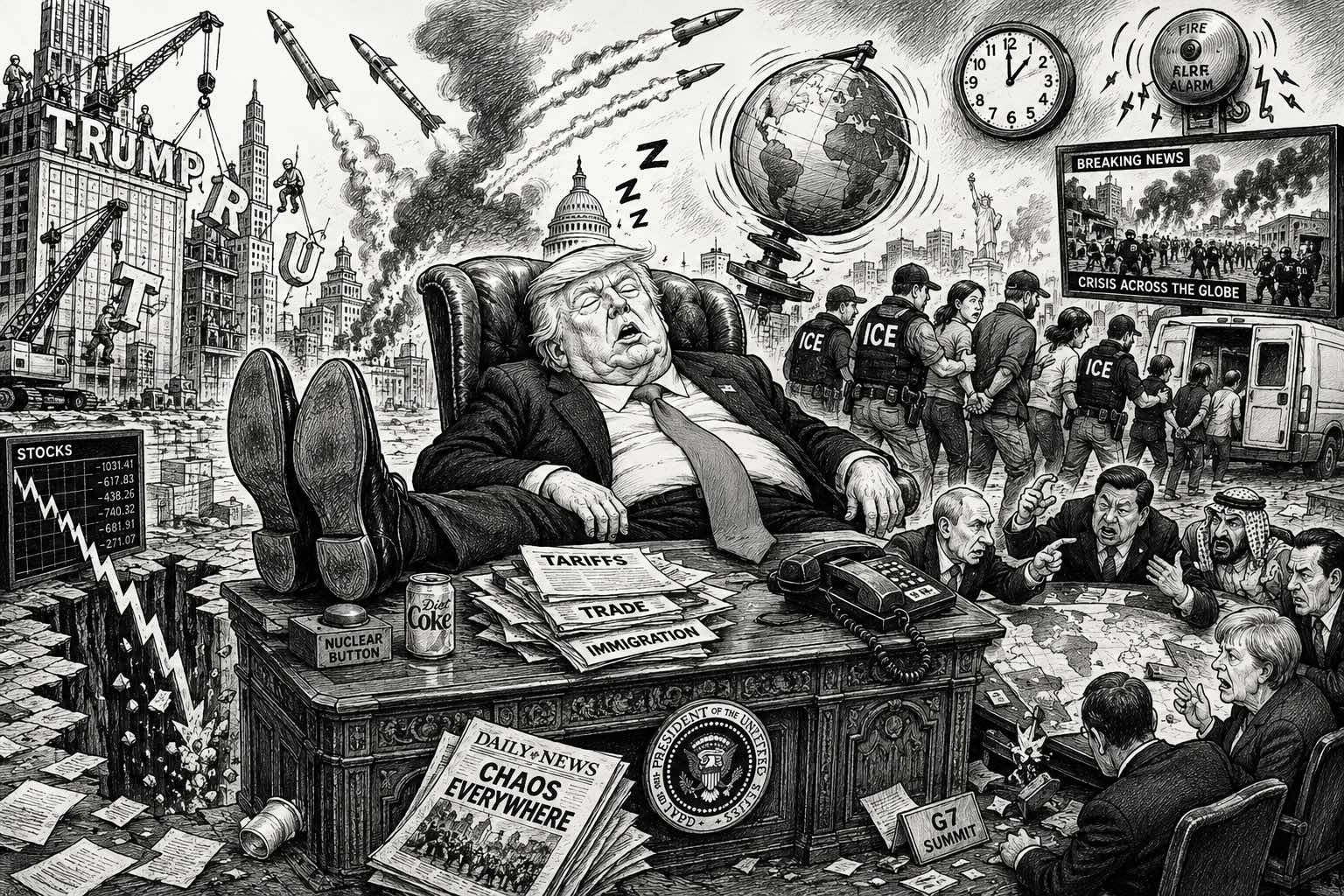 President Snoozy!