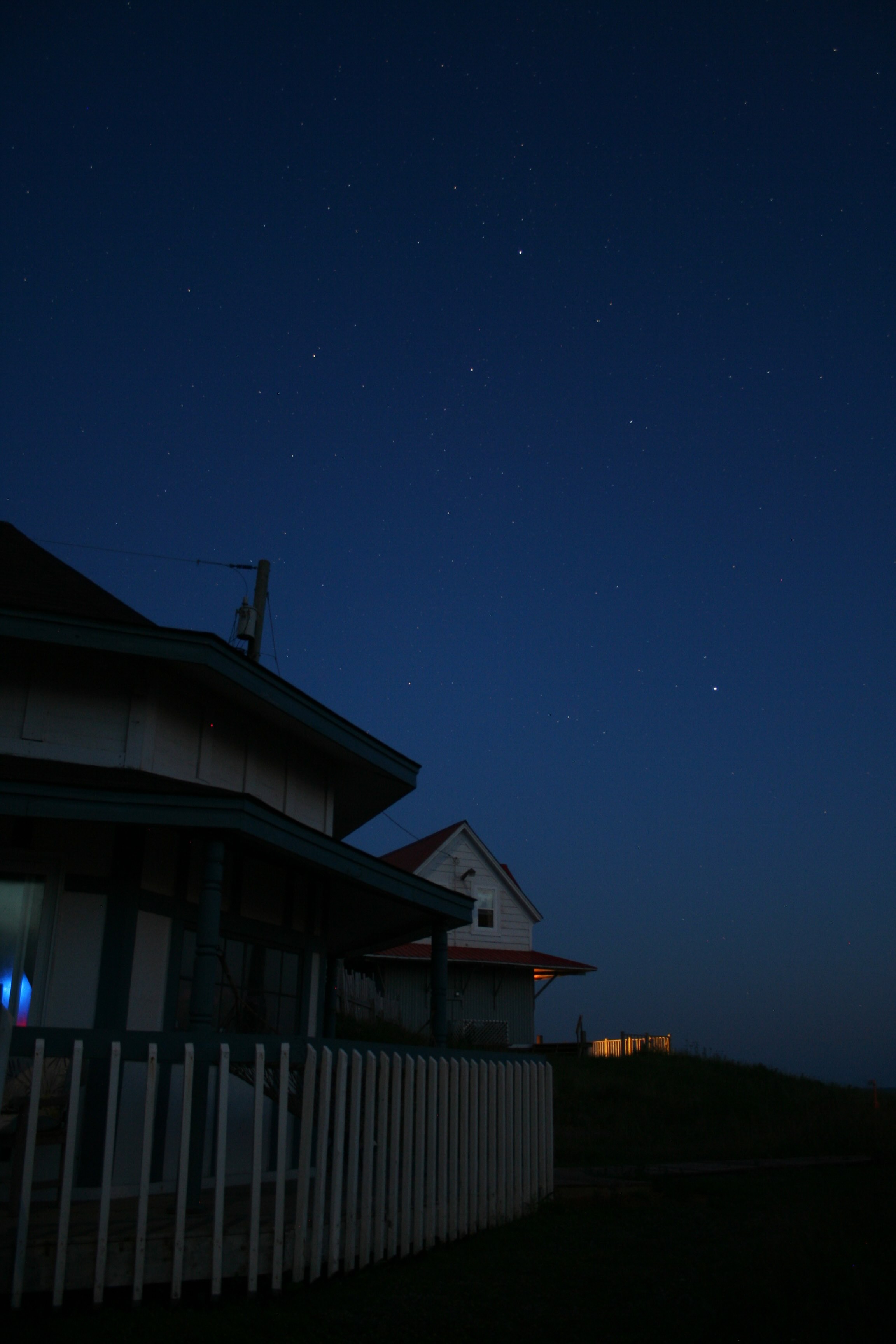 Starry night photograph